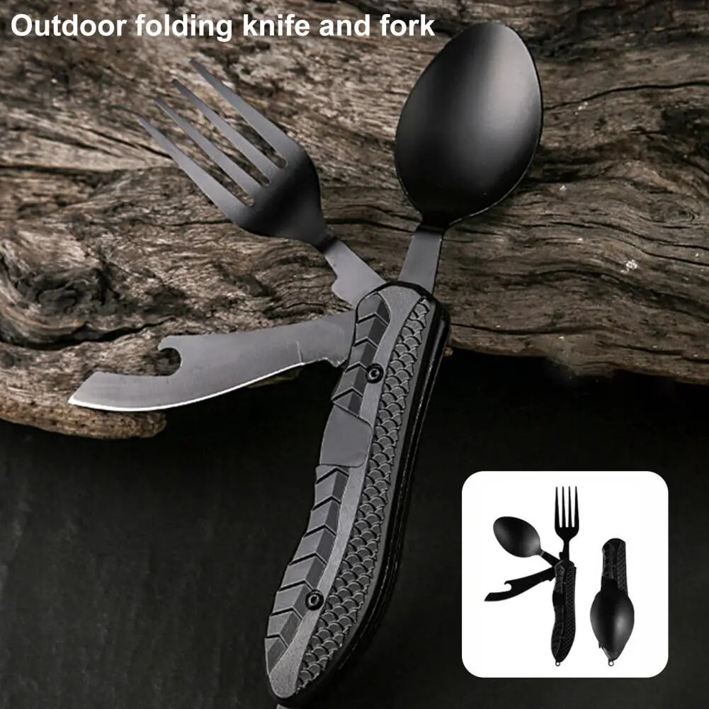 4-in-1-Travel-Utensil-Cutlery-Disassembly-Picnic-Fork-Spoon-Cutter-Set-Outdoor-Collapsible-Cutlery-Camping