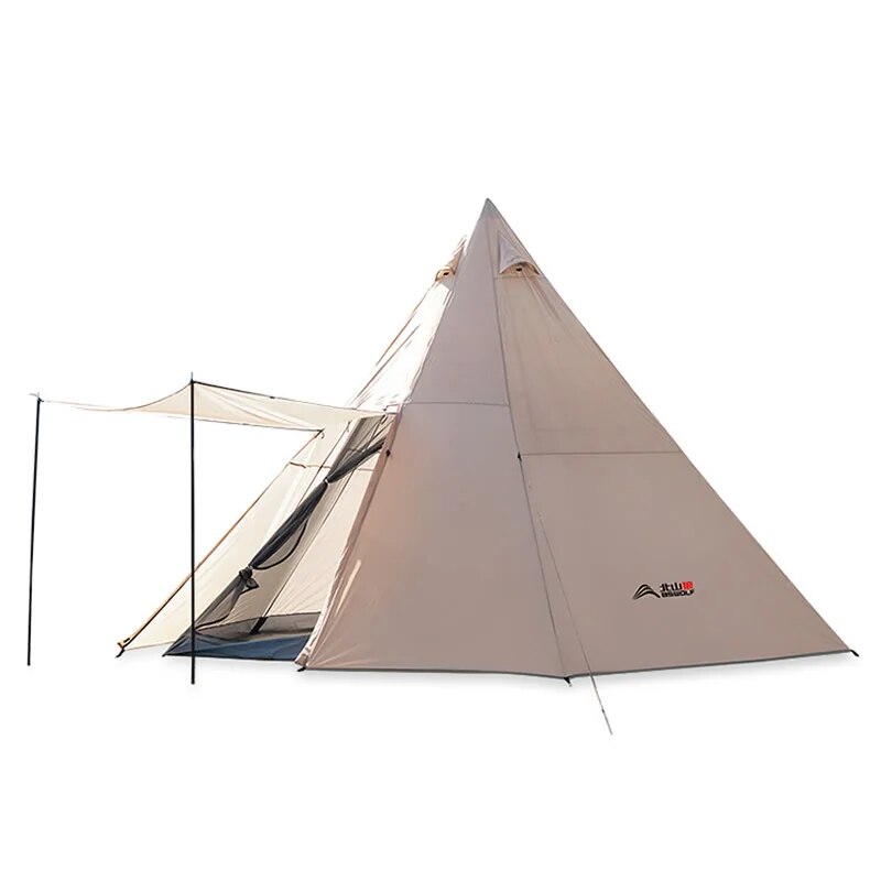 450-450cm-Large-Space-Pyramid-Tent-Family-Camping-Tent-Windproof-Outdoor-Picnic-Backpacking-Tourist-Double-Tents-4