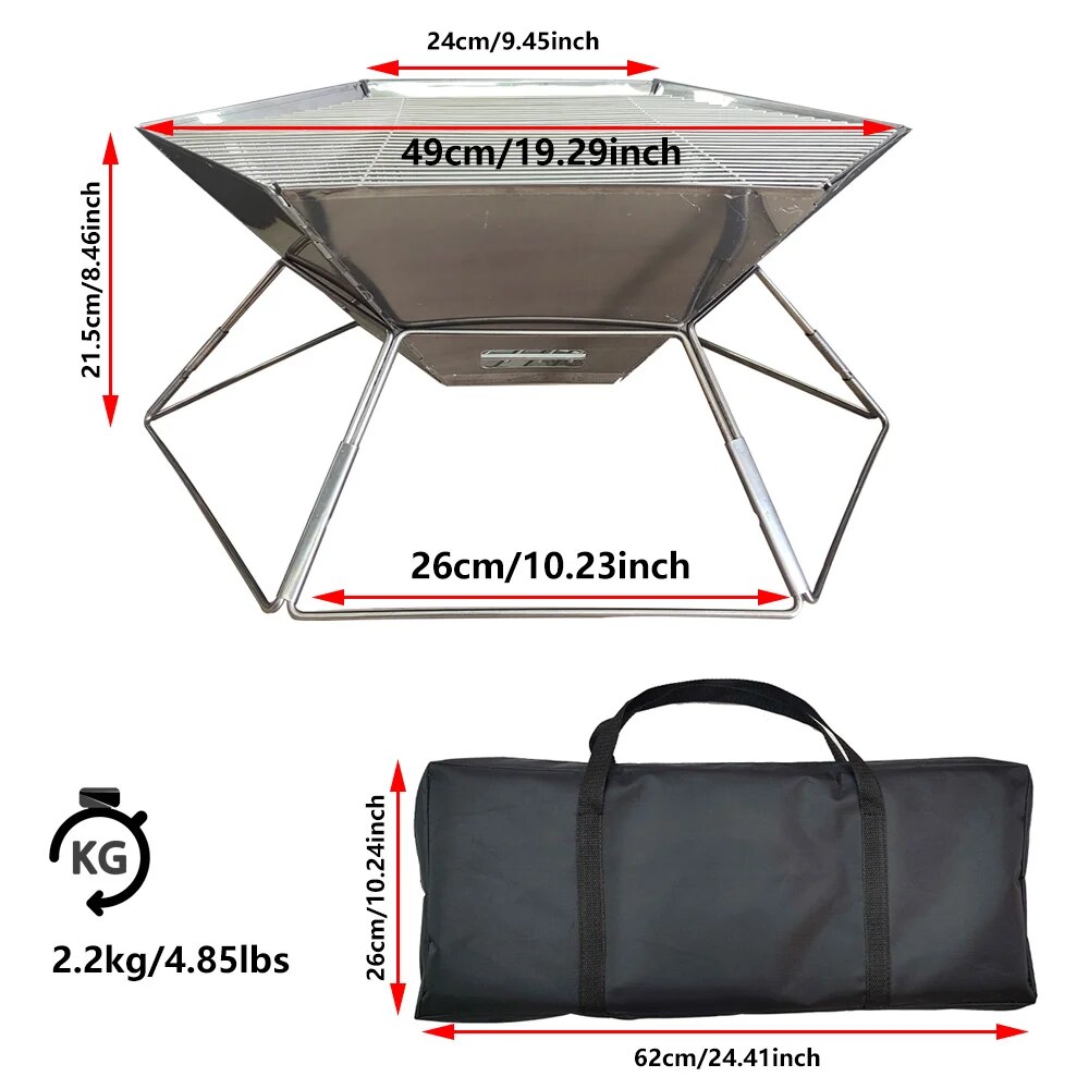 Outdoor-Camping-Fire-Pits-Foldable-Wood-Burning-Charcoal-Grill-Hexagonal-Oven-Campfire-Pit-Grill-For-Heating-1