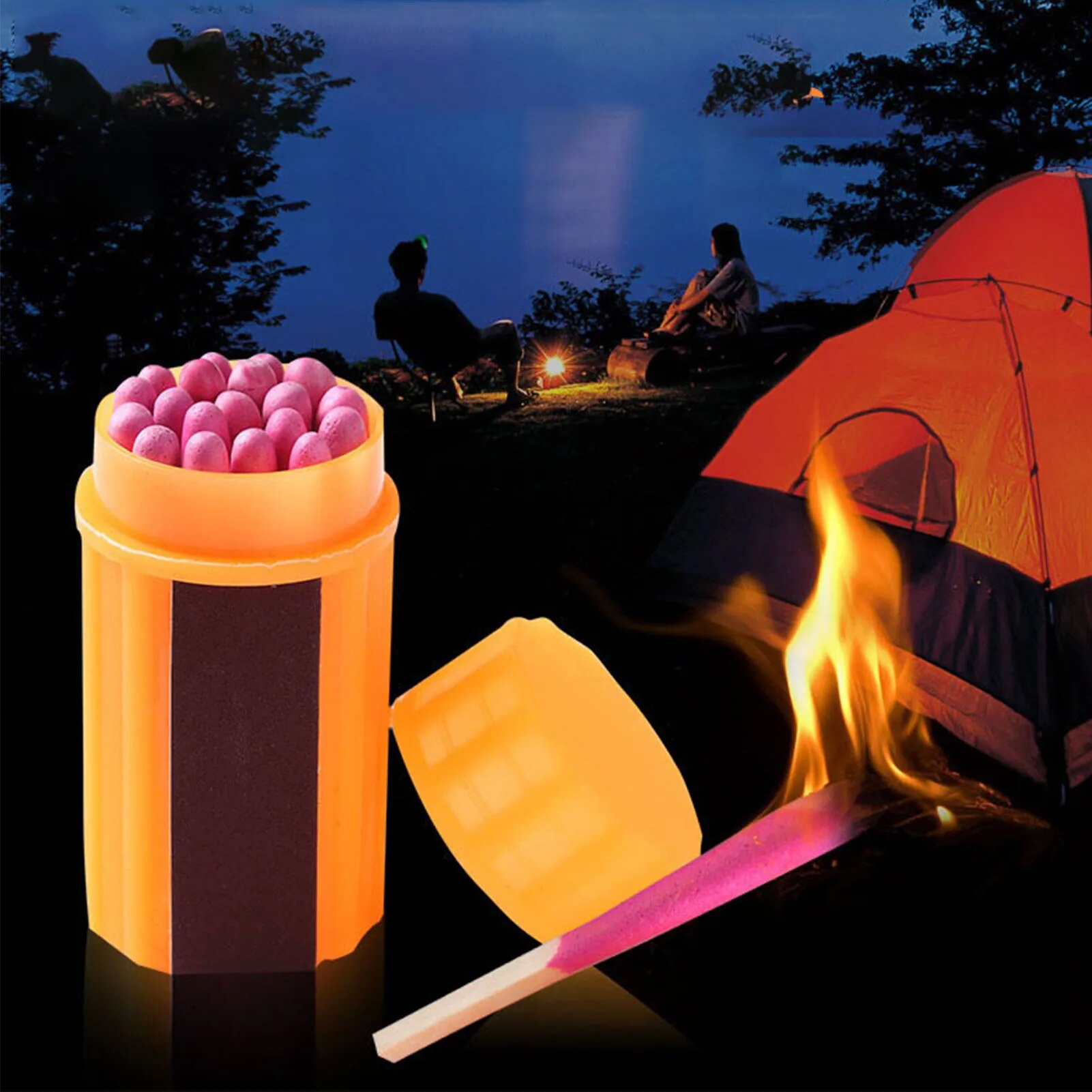 Outdoor-Matches-Kit-Windproof-Waterproof-Matches-For-Outdoor-Survival-Camping-Hiking-Picnic-Cooking-Emergency-Tools