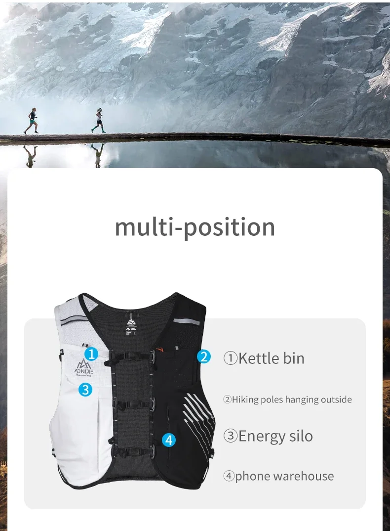 AONIJIE-C9116-Unisex-10L-Sports-Running-Backpack-Lightweight-Off-Road-Hydration-Pack-Vest-Hiking-Rucksack-5