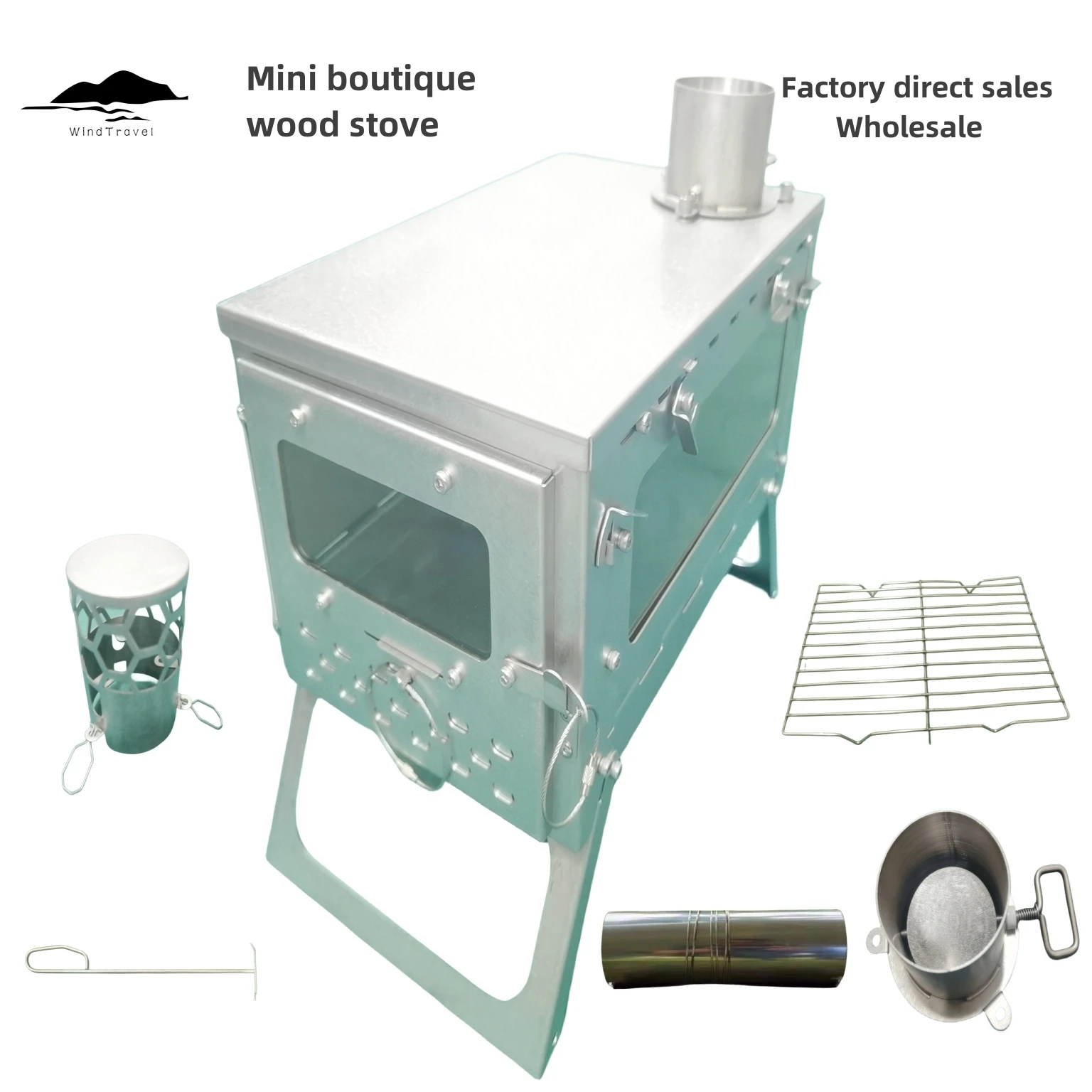 Boutique-Titanium-Furnace-Mini-B-Titanium-Folding-stove-outdoor-wood-stove-portable-burning-tent-stove-for
