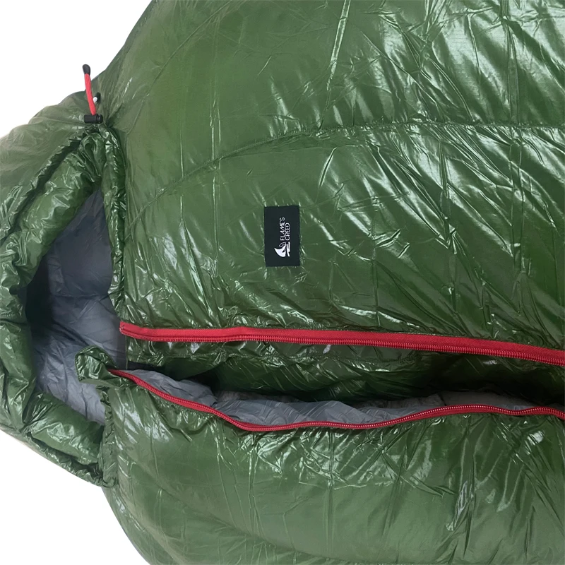 FLAME-S-CREED-90-White-Duck-Down-20D-Mummy-Camping-Sleeping-Bag-Cold-Winter-Ultralight-Camping-2