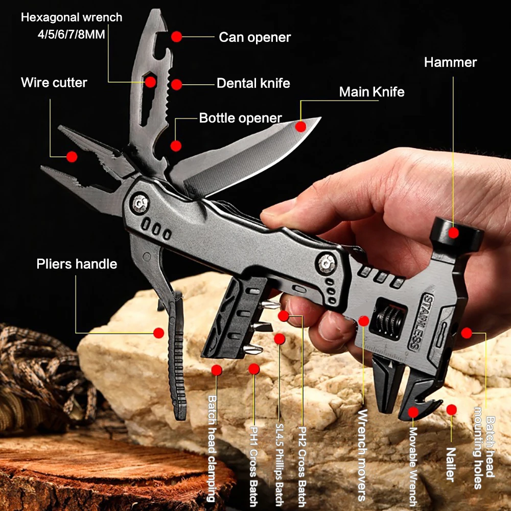 Folding-Pliers-Stainless-Steel-Survival-Universal-Multi-Functional-Knife-Wrench-Hammer-Multitool-Pocketknife-Tools-Spanner-5