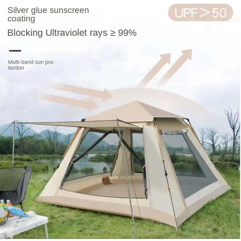 Fully-Automatic-Outdoor-Tent-With-Sun-Protection-And-Rain-Protection-Multi-person-Quick-Opening-Anti-mosquito-1