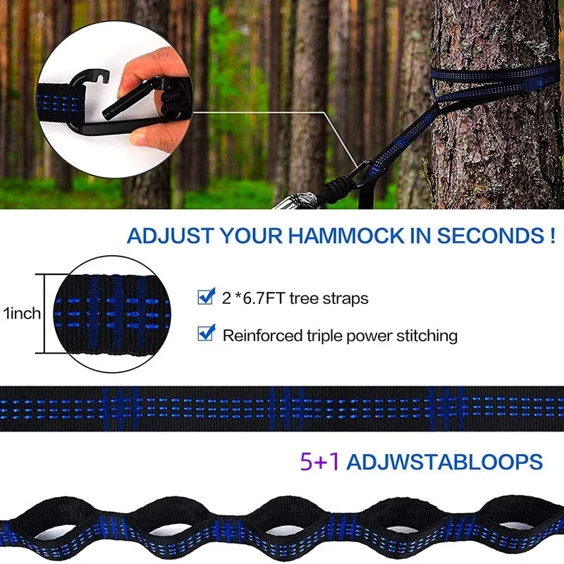 Hammock-Camping-with-Bug-Net-Netting-and-Rain-Fly-Tarp-Portable-Nylon-Parachute-Hammocks-for-Outdoor-5
