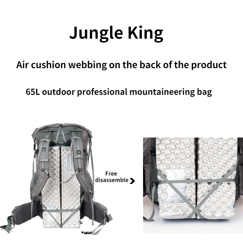 JungleKing-CY1040-Water-resistant-Hiking-Backpack-Lightweight-Camping-Pack-Travel-Mountaineering-Backpack-Trekking-Rucksacks-65L-2