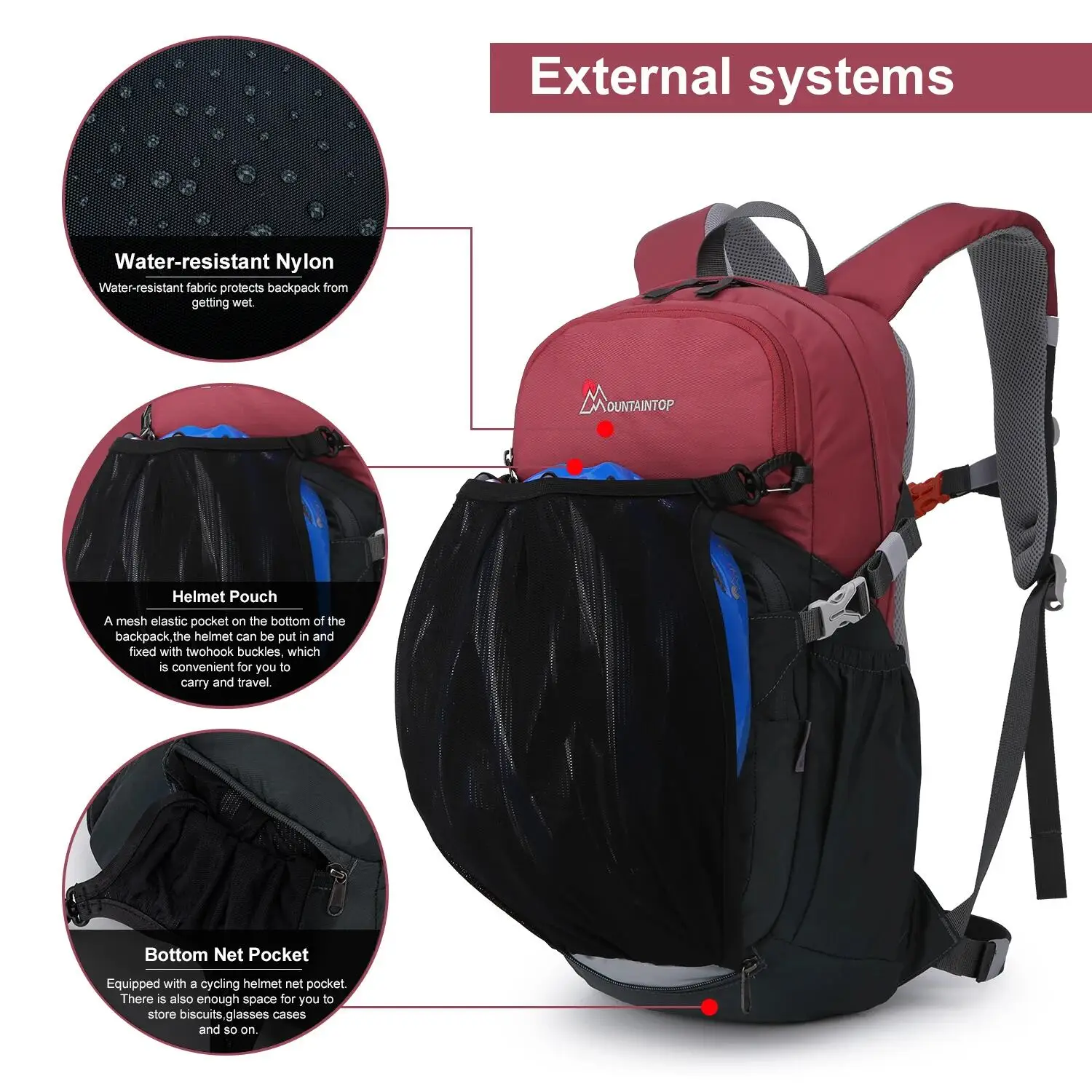 MOUNTAINTOP-17L-Small-Hiking-Backpack-Cycling-Backpack-Hydration-Pack-for-Bicycle-Hiking-Climbing-Outdoor-Sports-1