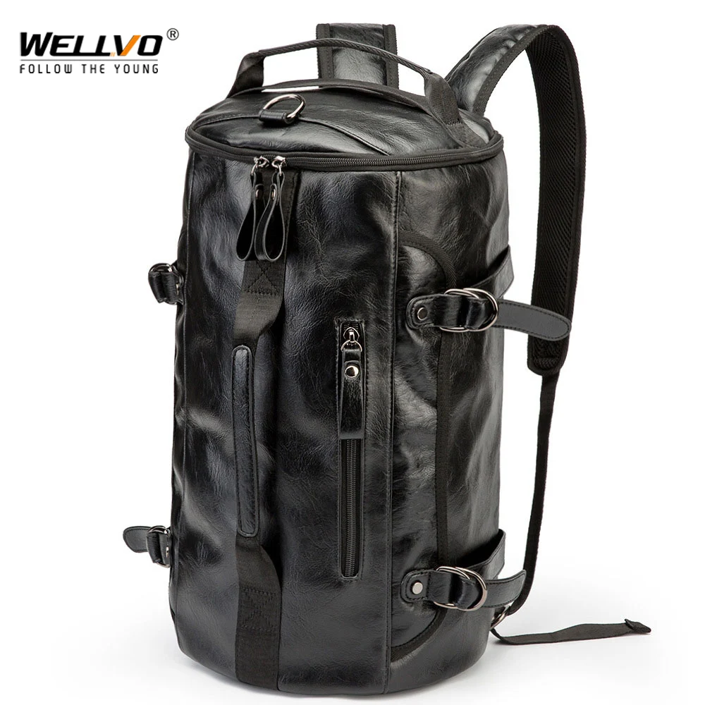 Men-Leather-Bucket-Backpack-Multifunctional-Travel-Bag-Large-Capacity-Luggage-Male-Backpacks-Travel-Shoulder-Bags-XA607ZC