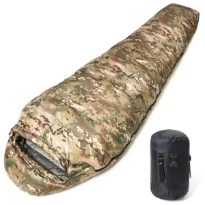 Mummy Sleeping Bag 15-45 ℉ Extreme 3-4 Season Sleeping Bag for Adults Cold Weather– Warm and Washable, for Hiking Traveling