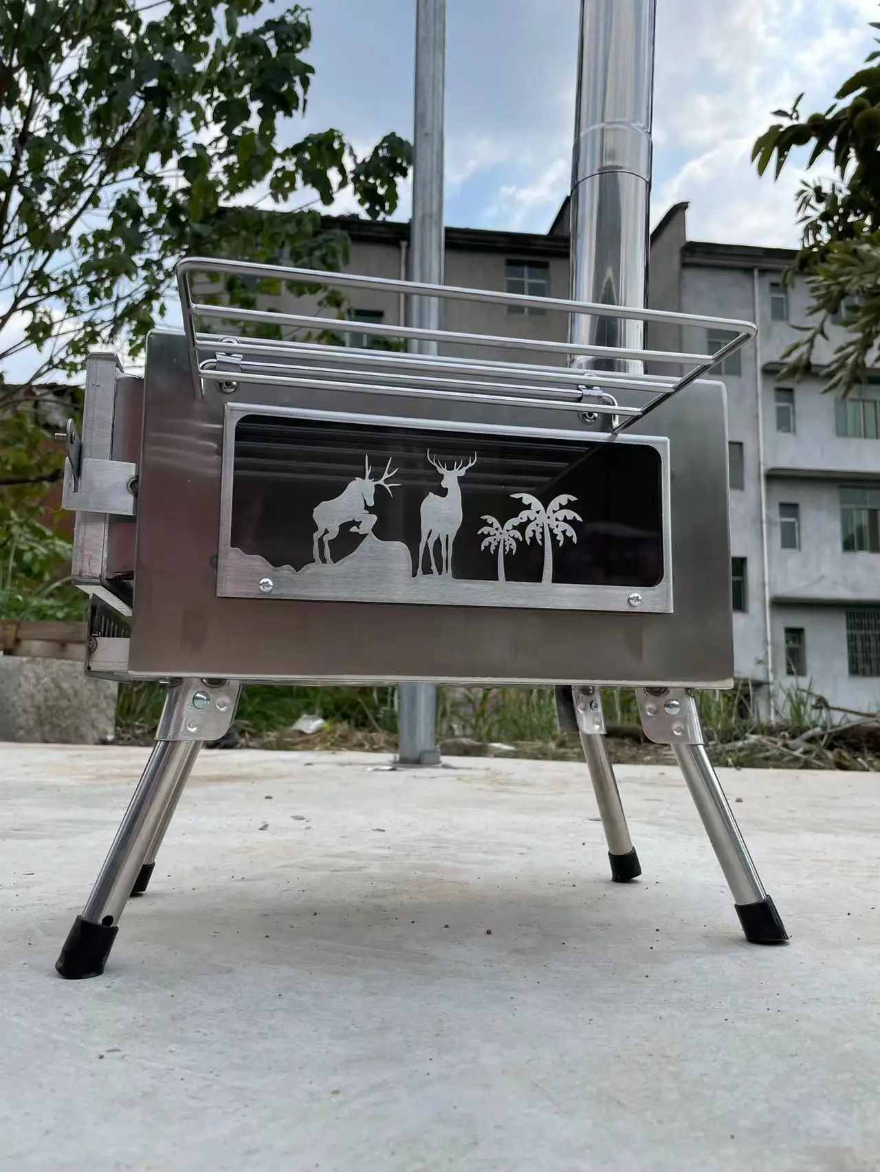 New-Tent-Card-Type-Heating-Stove-Outdoor-Camping-Foldable-Portable-Thickened-Firewood-Stove-2