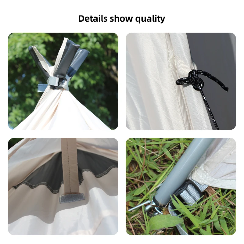 Outdoor-Camping-Pyramid-Tent-Easy-To-Build-Light-Luxury-Indian-Sun-Protection-Wind-And-Rain-Picnic-2