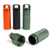 Outdoor Strong CNC Waterproof Emergency First Aid Kits Safety Survival Pill Bottle Aluminium Camping EDC Tank Box for Cigarettes