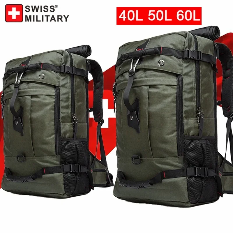 SWISS-MILITARY-Men-Hiking-Backpacks-40L-50L-60L-Business-Travel-Backpack-Outdoors-Laptop-Backpack-Multifunctional-Luggage